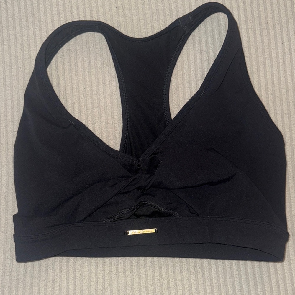 Sleek Black Sports Bra